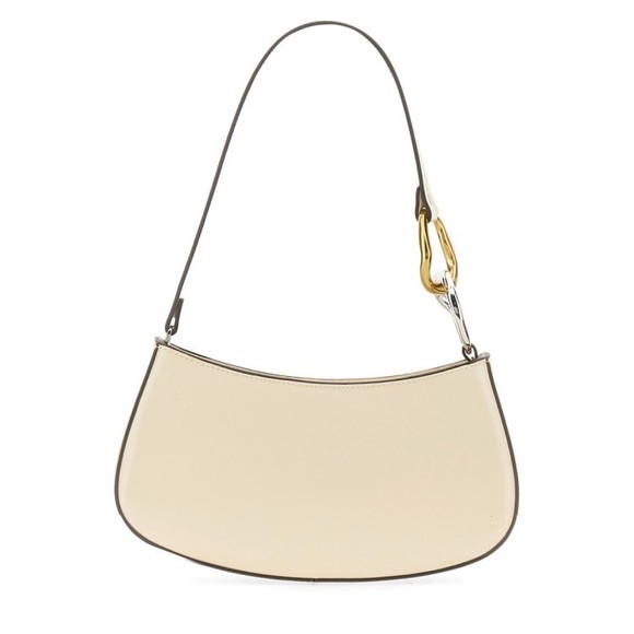 Staud Handbags - Staud Crescent-Shaped Handbag With Gold And Silver Hardware - NWT